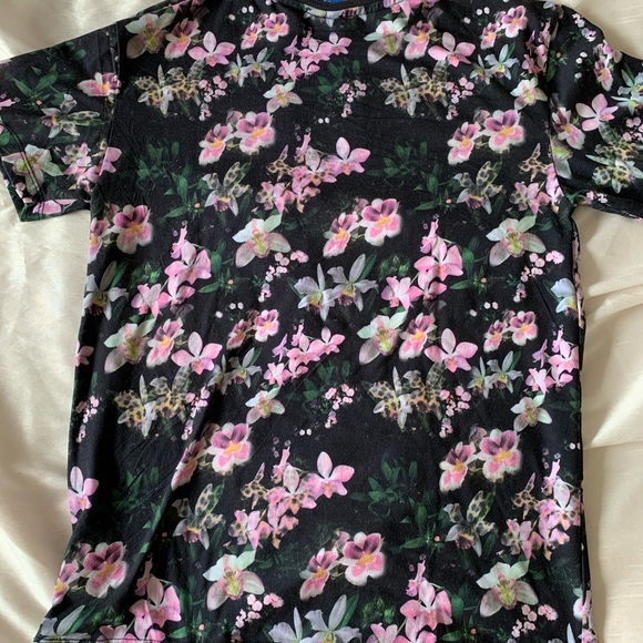 Floral Print Adidas Tee - Picture 2 of 6